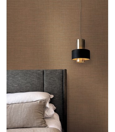 SI25877 - Lotus Silk Terra Cotta Wallpaper-Signature Textures 3