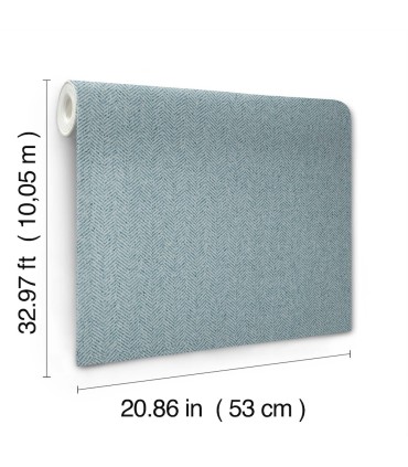 SI26135 - Tailored Chevron Sky Blue Wallpaper-Signature Textures 3