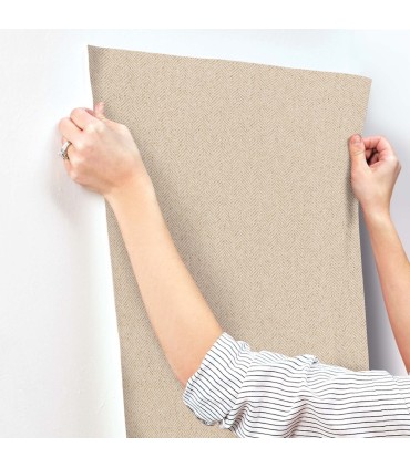 SI26132 - Tailored Chevron Wheat Wallpaper-Signature Textures 3