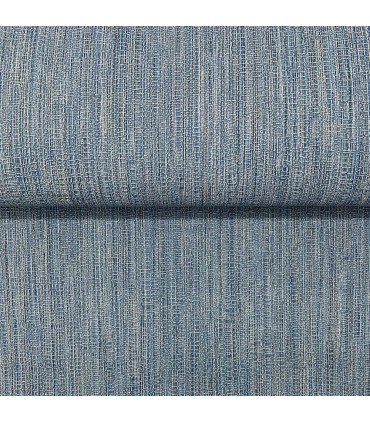 SI25856 - Washed Ramie Cobalt Wallpaper-Signature Textures 3