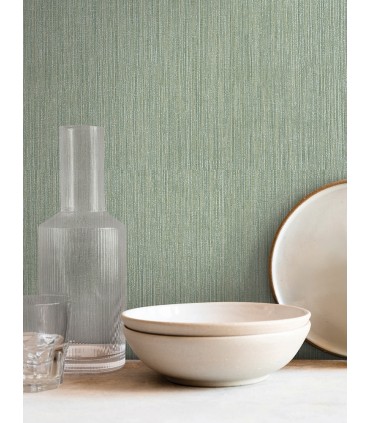 SI25854 - Washed Ramie Sea Glass Wallpaper-Signature Textures 3