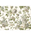 VP1353 - Beatrix Neutral Vintage Floral Wallpaper-Jardin