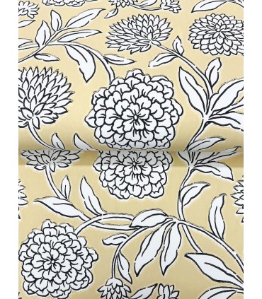 VP1364 - Chatsworth Garden Butter Floral Trail Wallpaper-Jardin
