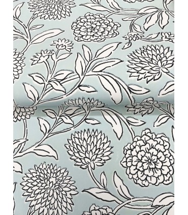 VP1361 - Chatsworth Garden Sky Blue Floral Trail Wallpaper-Jardin