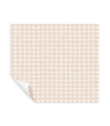 PSW1690RL - Daisy Gingham Blush Floral Check Wallpaper by Rifle Paper Co.