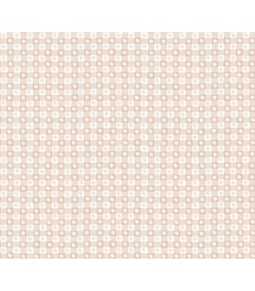 PSW1690RL - Daisy Gingham Blush Floral Check Wallpaper by Rifle Paper Co.
