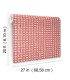 PSW1691RL - Daisy Gingham Red Floral Check Wallpaper by Rifle Paper Co.