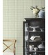 PSW1694RL - Daisy Gingham Green Floral Check Wallpaper by Rifle Paper Co.