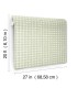PSW1694RL - Daisy Gingham Green Floral Check Wallpaper by Rifle Paper Co.