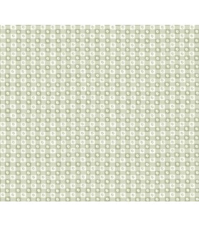 PSW1694RL - Daisy Gingham Green Floral Check Wallpaper by Rifle Paper Co.