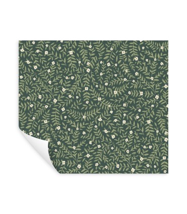 PSW1674RL - Elodie Evergreen Petite Floral Wallpaper by Rifle Paper Co.