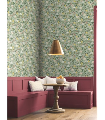 PSW1675RL - Herb Garden Sage Botanical Wallpaper by Rifle Paper Co.