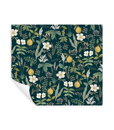 PSW1677RL - Herb Garden Navy Botanical Wallpaper by Rifle Paper Co.