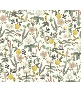 PSW1678RL - Herb Garden Cream Botanical Wallpaper by Rifle Paper Co.
