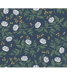 PSW1687RL - Peonies Navy Floral Wallpaper by Rifle Paper Co.