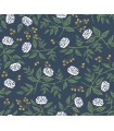 PSW1687RL - Peonies Navy Floral Wallpaper by Rifle Paper Co.