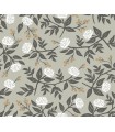 PSW1688RL - Peonies Grey Floral Wallpaper by Rifle Paper Co.