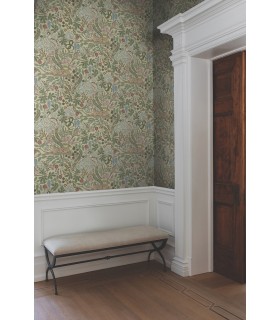 PSW1679RL - Safari Beige Jungle Toile Wallpaper by Rifle Paper Co.