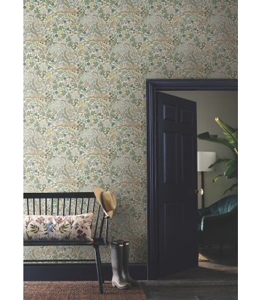 PSW1681RL - Safari Cream Jungle Toile Wallpaper by Rifle Paper Co.