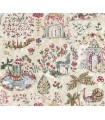 VP1403 - Parc Merlot Garden Dreams Wallpaper-Jardin