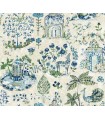 VP1402 - Parc Sapphire Garden Dreams Wallpaper-Jardin