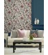 VP1312 - Parterre Rasberry Jacobean Wallpaper-Jardin