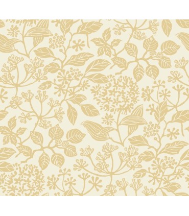 VP1341 - Rowen Honey Botanical Wallpaper-Jardin