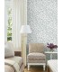 VP1346 - Rowen Light Blue Botanical Wallpaper-Jardin