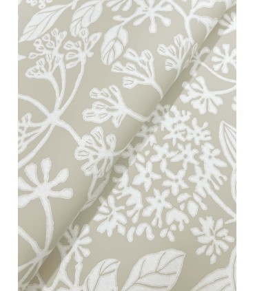 VP1344 - Rowen Taupe Botanical Wallpaper-Jardin