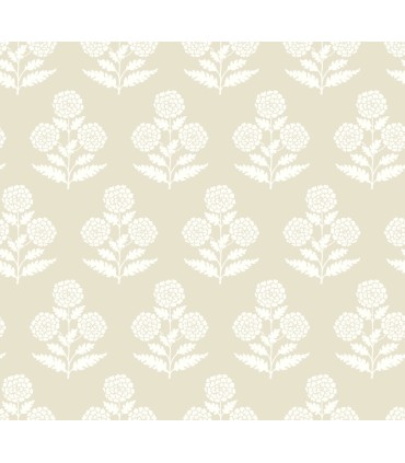 VP1433 - Souci Beige Marigolds Wallpaper-Jardin