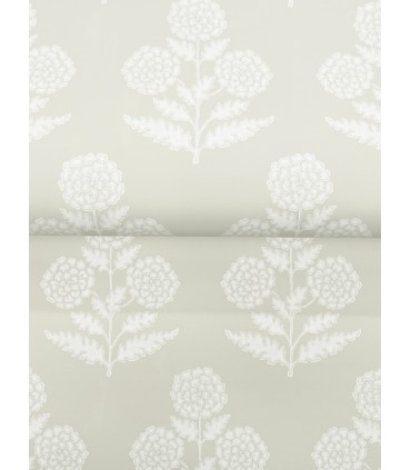 VP1433 - Souci Beige Marigolds Wallpaper-Jardin