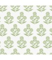 VP1436 - Souci Green Marigolds Wallpaper-Jardin