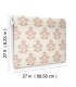 VP1434 - Souci Rose Marigolds Wallpaper-Jardin