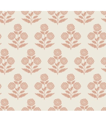 VP1434 - Souci Rose Marigolds Wallpaper-Jardin