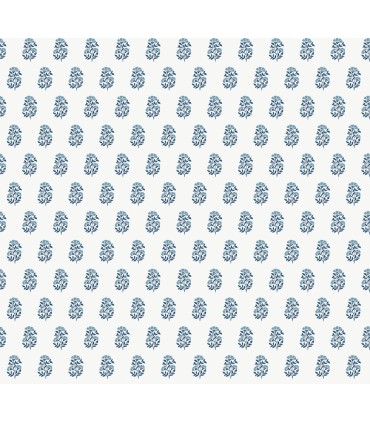 VP1384 - Sylvie Blue Floral Wallpaper-Jardin