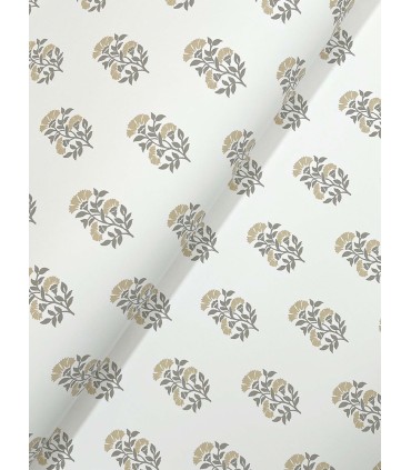 VP1382 - Sylvie Neutral Floral Wallpaper-Jardin