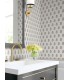 VP1383 - Sylvie Teal Floral Wallpaper-Jardin