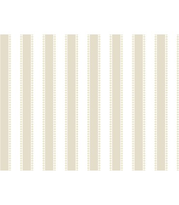 VP1372 - Tilford Beige Awning Stripe Wallpaper-Jardin