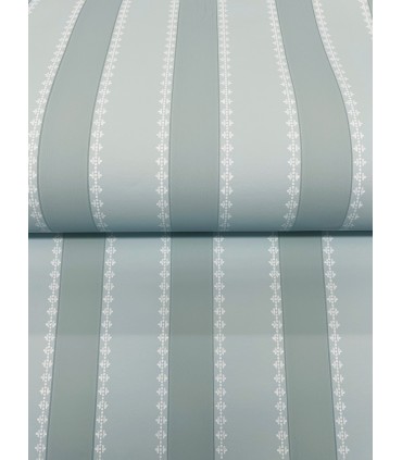 VP1375 - Tilford Blue Awning Stripe Wallpaper-Jardin