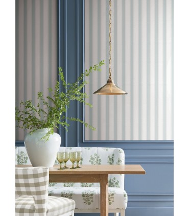 VP1371 - Tilford Light Blue Awning Stripe Wallpaper-Jardin