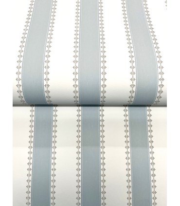 VP1371 - Tilford Light Blue Awning Stripe Wallpaper-Jardin
