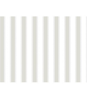 VP1373 - Tilford Light Grey Awning Stripe Wallpaper-Jardin