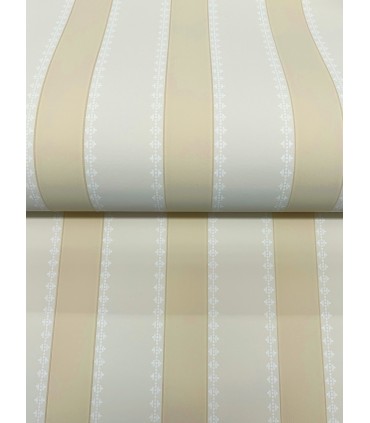 VP1374 - Tilford Neutral Awning Stripe Wallpaper-Jardin