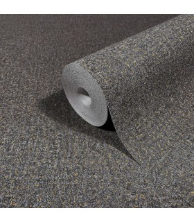 MA35520 - Garden Stone Charcoal Textured Wallpaper-Opulent Accents