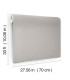 MA34942 - Glistening Quartz Silver Beaded Wallpaper-Opulent Accents