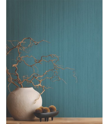 MA35838 - Indra Teal Striated Wallpaper-Opulent Accents