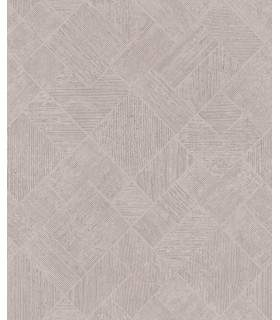 MA35510 - Marquetry Grey Tile Wallpaper-Opulent Accents