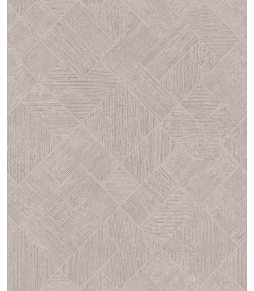 MA35510 - Marquetry Grey Tile Wallpaper-Opulent Accents