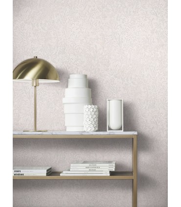 MA35529 - Sculpted Floral Aqua Relief Wallpaper-Opulent Accents