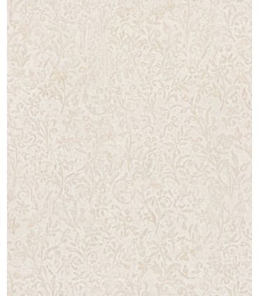 MA35531 - Sculpted Floral Beige Relief Wallpaper-Opulent Accents